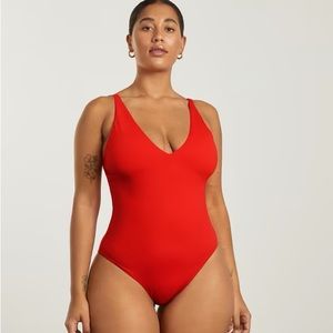 Everlane The V-Neck One-Piece